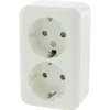 Q-link Schakelmateriaal<Contactdoos 2V Exo OPB RA PW