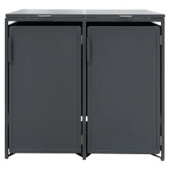 Bois le Duc Opbergen<Containerberging metaal dubbel 80x134x122cm