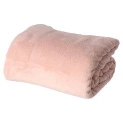 O'malley Plaids En Sierkussens<Coral fleece oud roze 150 x 200 cm