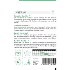 Horti Tops Moestuin<Courgette Sunstripe geel