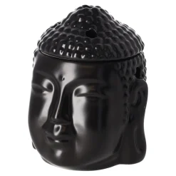 Scentmoods Kaarsen<Creascents brander buddha zwart 14 cm