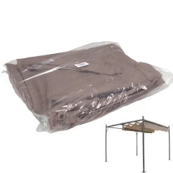 Bois le Duc Overkapping Tuin<Dakdoek pergola Gatto Taupe