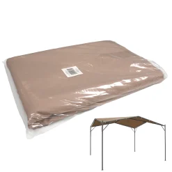 Bois le Duc Overkapping Tuin<Dakdoek pergola Robella Taupe