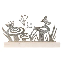 Woondecoratie<Deco metaal 35 x 21 cm gold wash