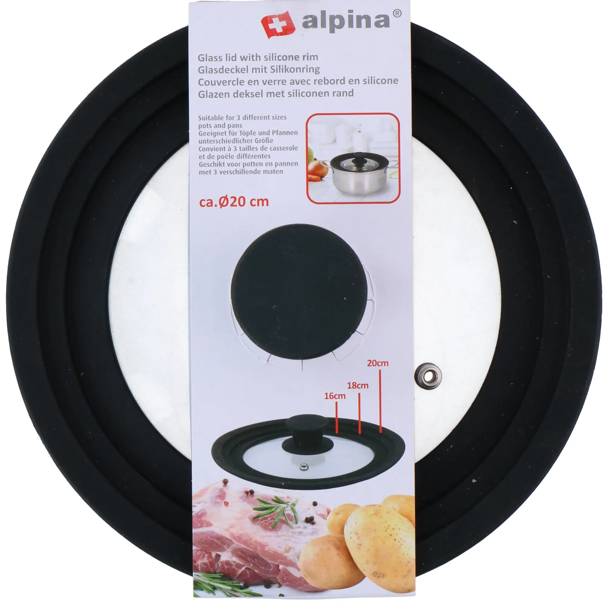 Alpina Koken & Tafelen<Deksel D20cm