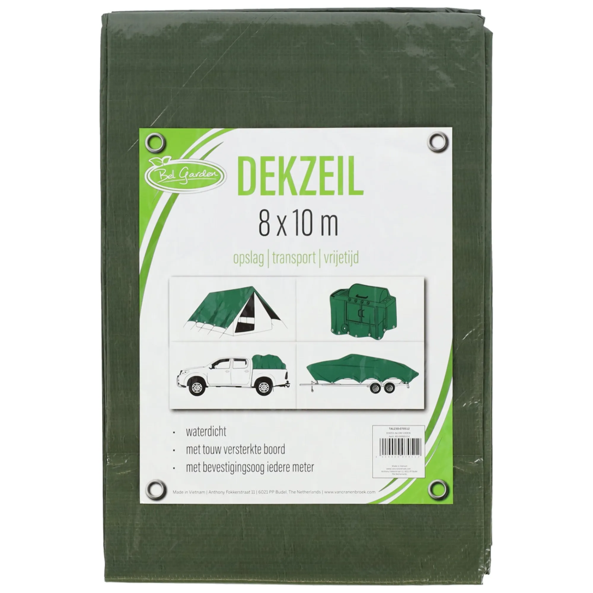 Bel Garden Bouw<Dekzeil 8x10 m groen