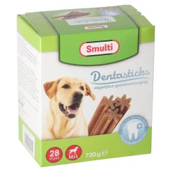 Smulti Hondensnacks<Dentalsticks medium 28st.