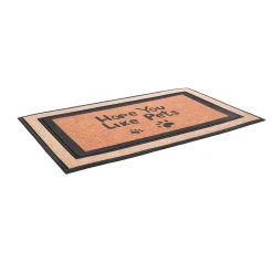 Woondecoratie<Deurmat pets beige 75 x 45 cm