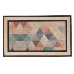 Woondecoratie<Deurmat triangle beige 75 x 45 cm