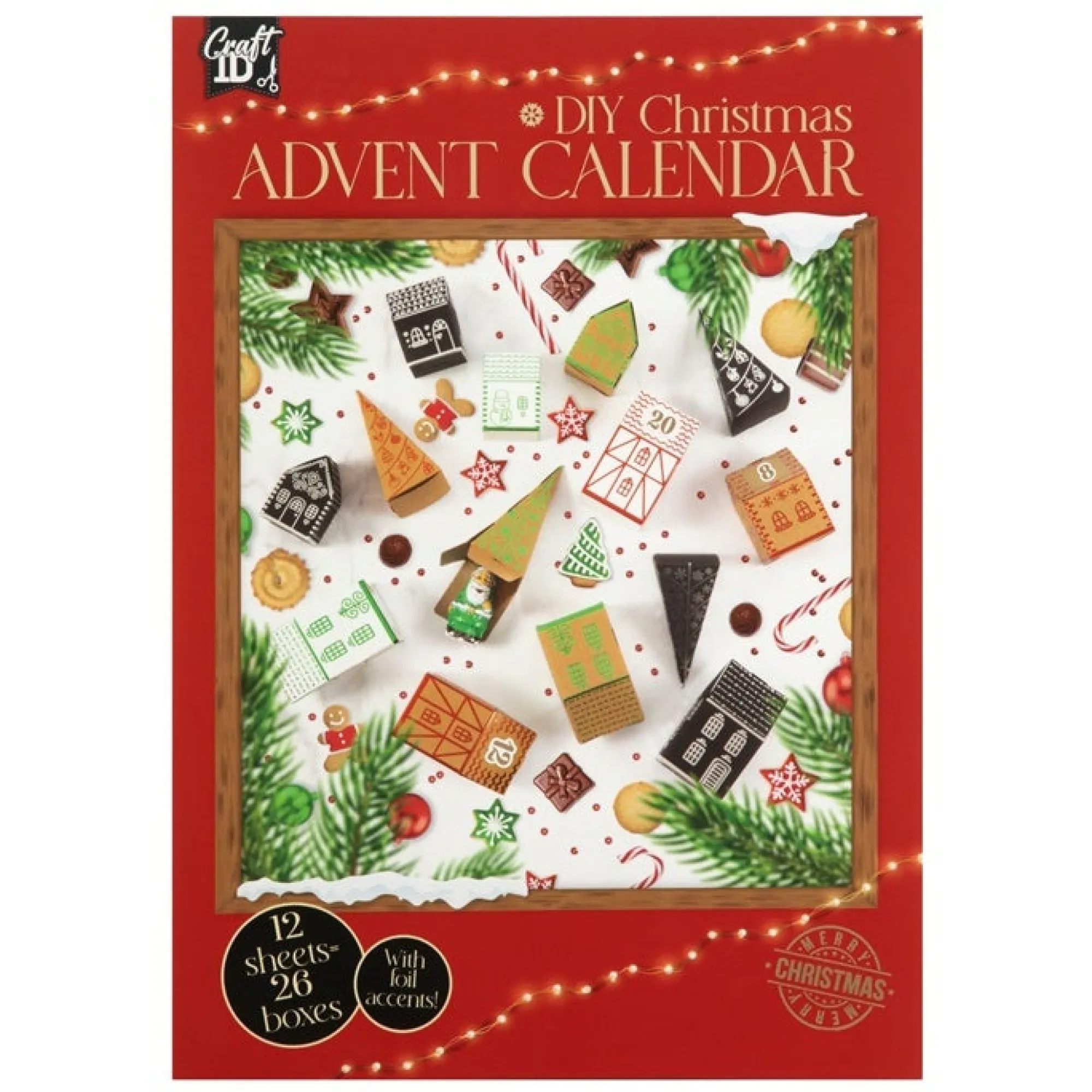 Creative Craft Group Kerstdecoratie<DIY advent A4 250gsm kerst