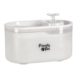 Friendly Pet Drink- En Voerbak Hond|Drinkfontein Kat<Drinkfontein 2.8L wit