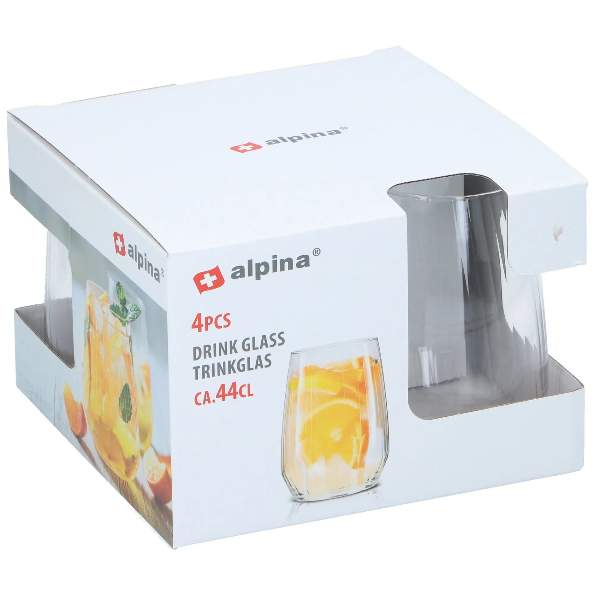 Alpina Koken & Tafelen<Drinkglas 440ml 4st