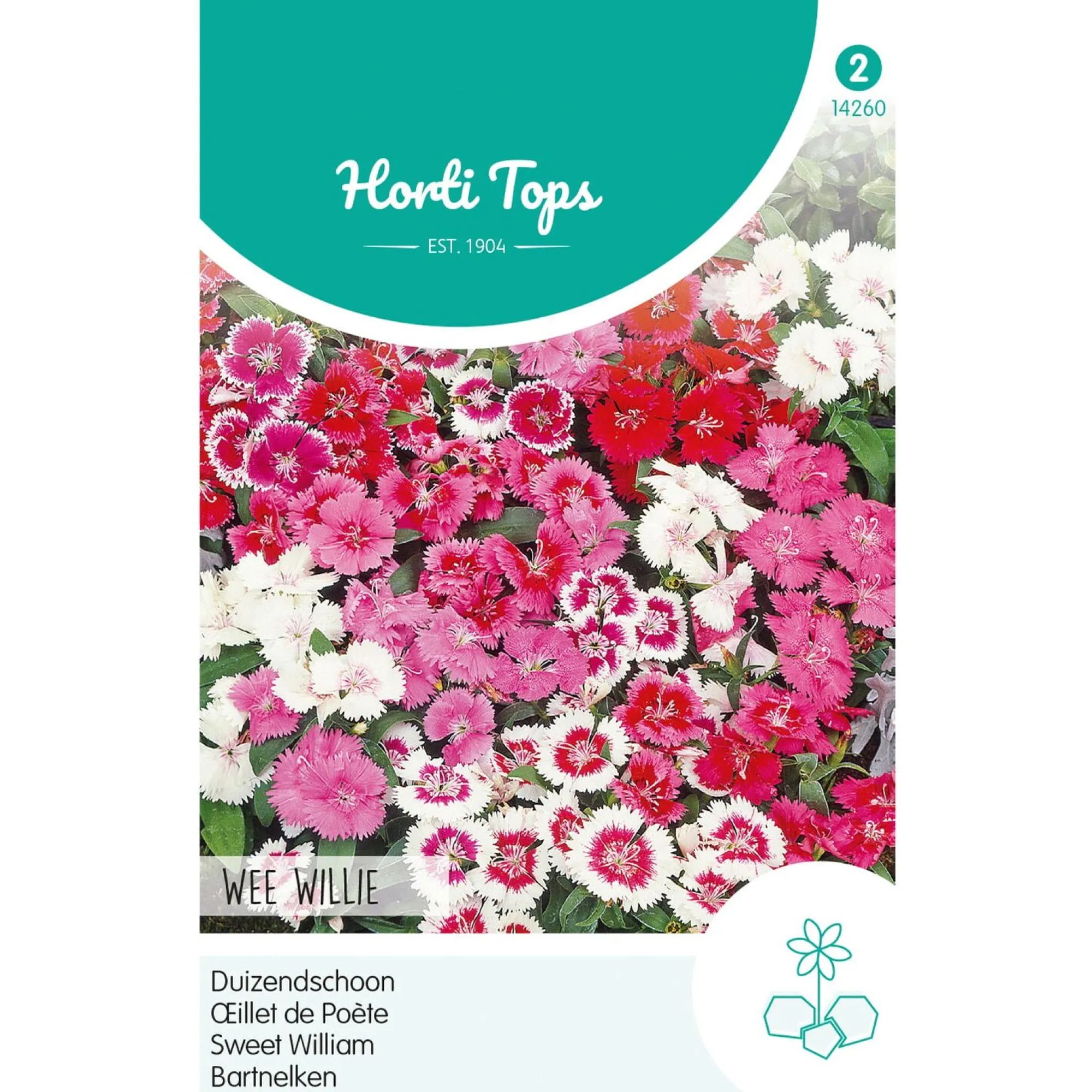 Horti Tops Moestuin<Duizendschoon Wee Willie Mix