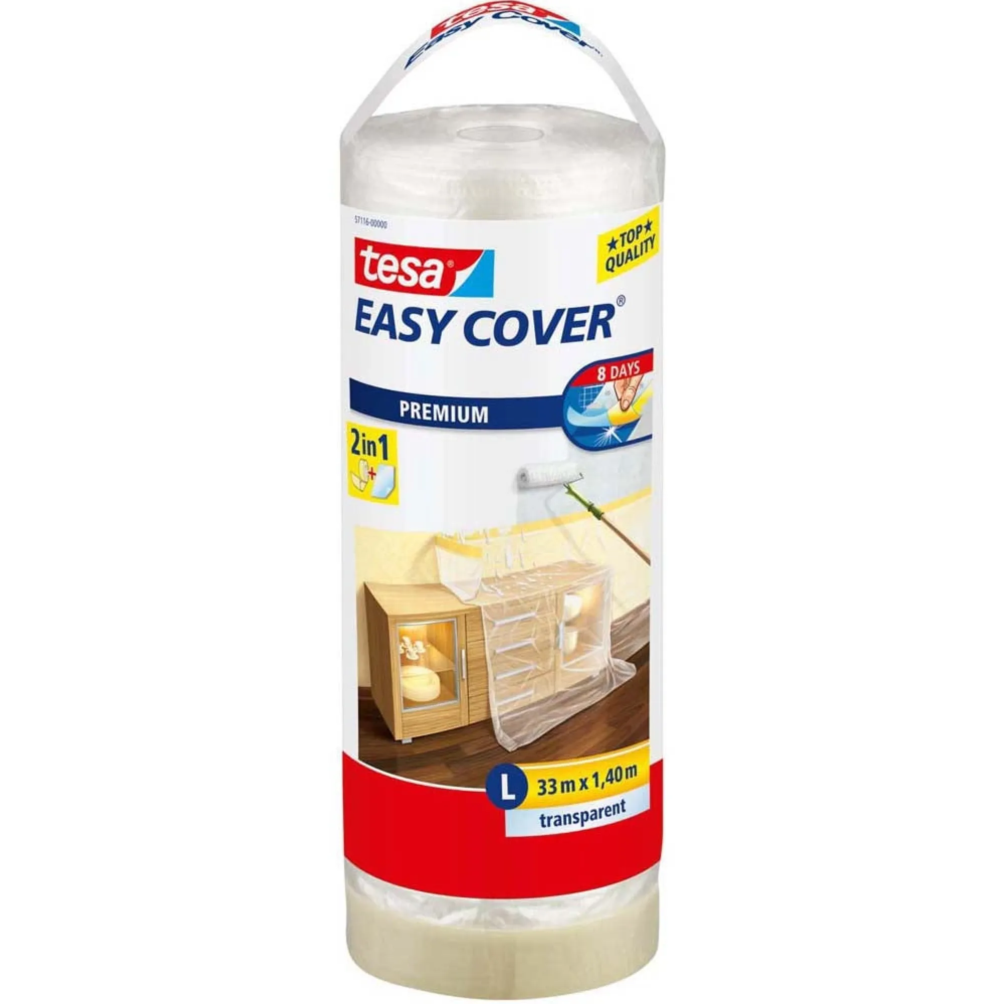 Tesa Verfspullen<Easy Cover 1.4Mx33M navulling