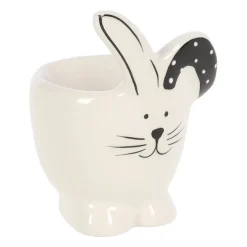 Van Cranenbroek Pasen<Eidop konijn wit zwart 5x9cm