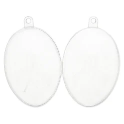 Pasen<Ei plastic 6 cm vulbaar
