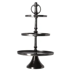 Koken & Tafelen|Woondecoratie<Etagere Teshig 40 cm zwart