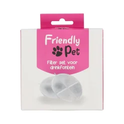 Friendly Pet Drinkfontein Kat|Drink- En Voerbak Hond<Filterset voor drinkfontein 2.8L wit