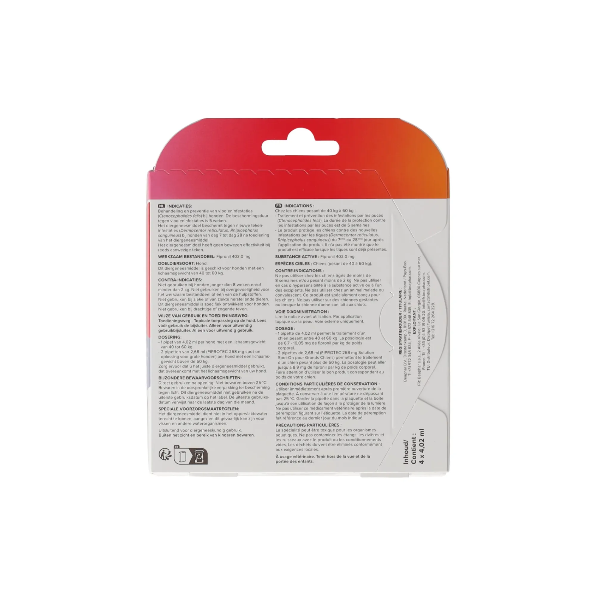 Beaphar Hondenverzorging<Fiprotec hond 40-60kg
