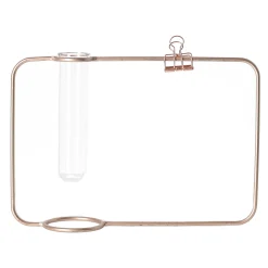 Woondecoratie<Fotokader metaal tube 20 x 29 cm rose