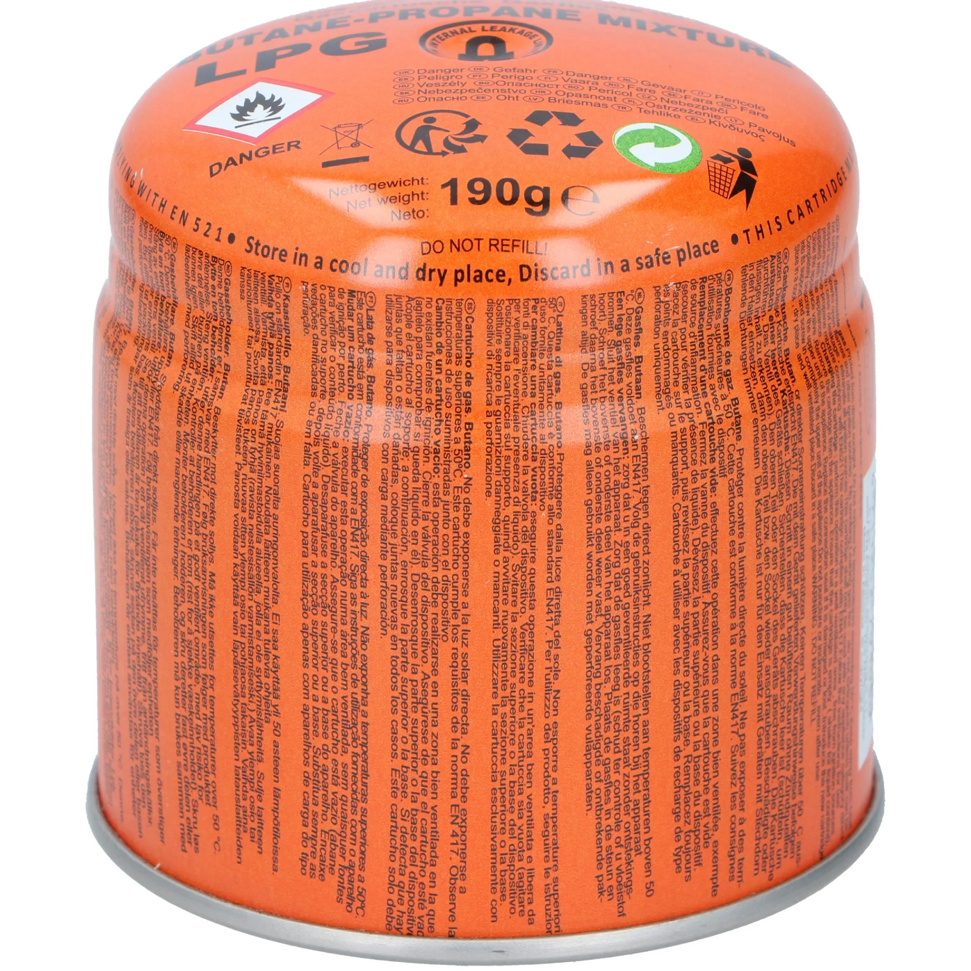 Van Cranenbroek Barbecueaccessoires<Gasbus kan 190gr