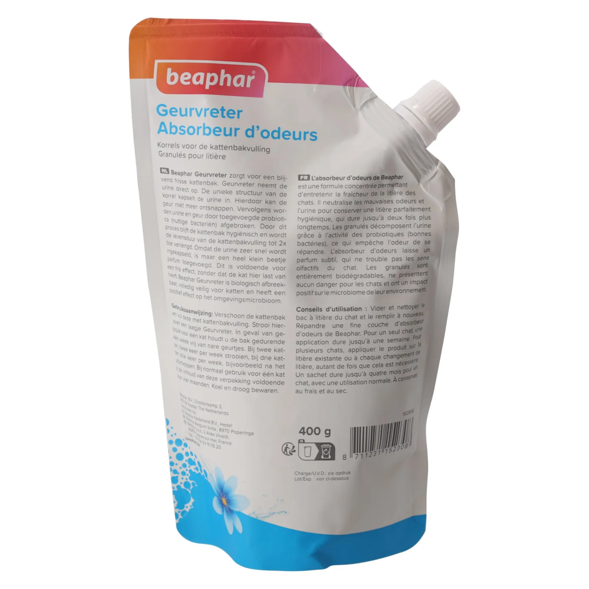 Beaphar Kattenverzorging<Geurvreter 400gr