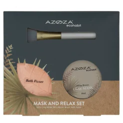 Azoza Badkameraccessoires<Gezichtsmasker en relax set 3 stuks Eco Habit
