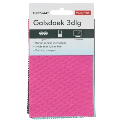 Nevac Schoonmaken<Glasdoek 3-delig