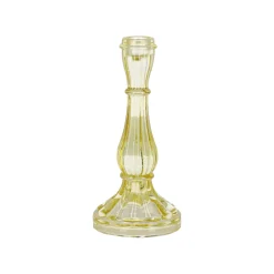 Kaarsen<Glazen kandelaar 21 cm