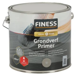 Finess Muurverf<Grondverf grijs 2.5L