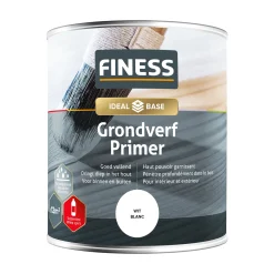 Finess Muurverf<Grondverf wit 750ml