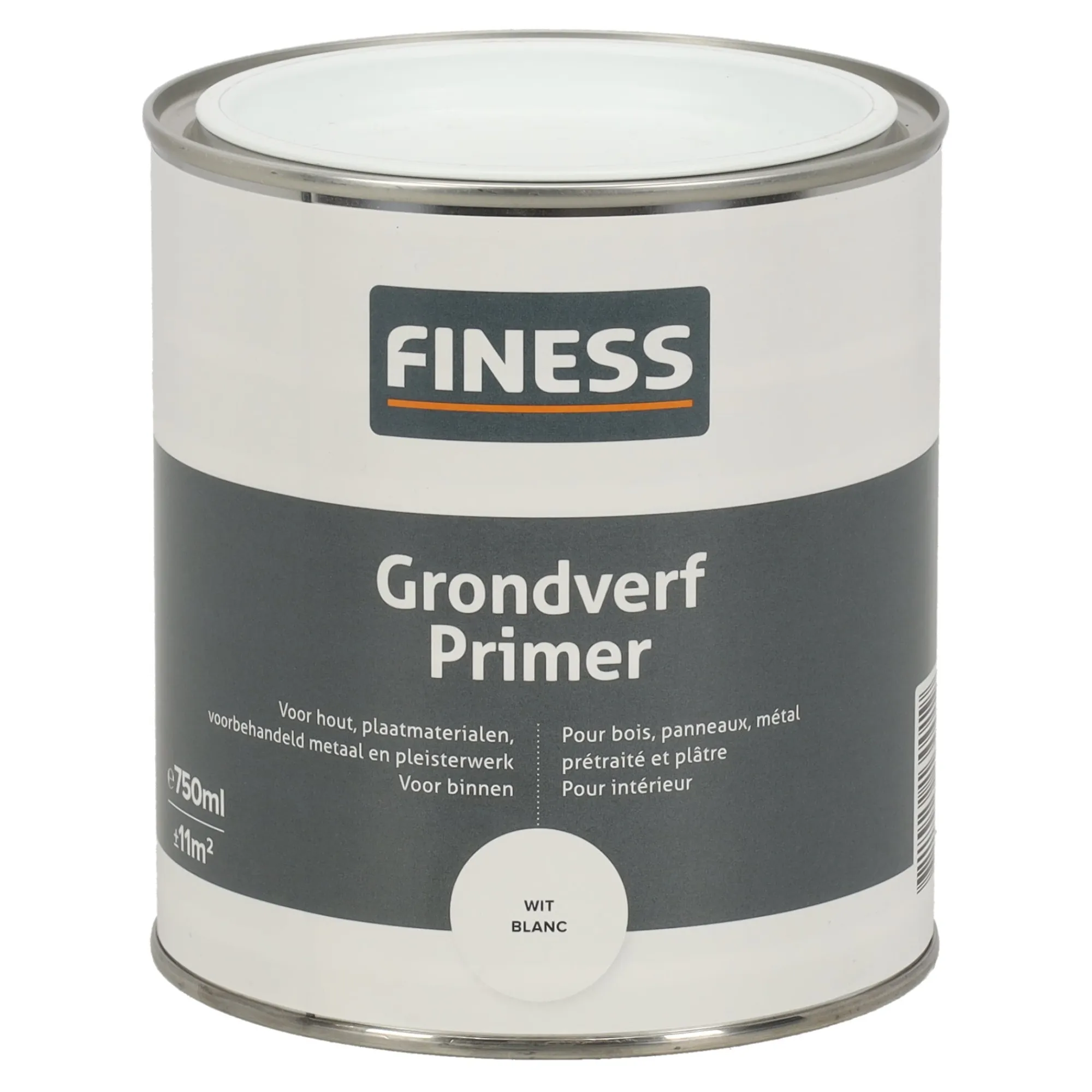 Finess Muurverf<Grondverf wit 750 ml wit Promo