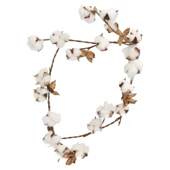 Natural Collections Kunstplanten En Kunstbloemen<Guirlande katoen wit 123 cm