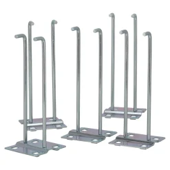 Lotus Bouw<Haak dubbel lang OHB-10 5stuks