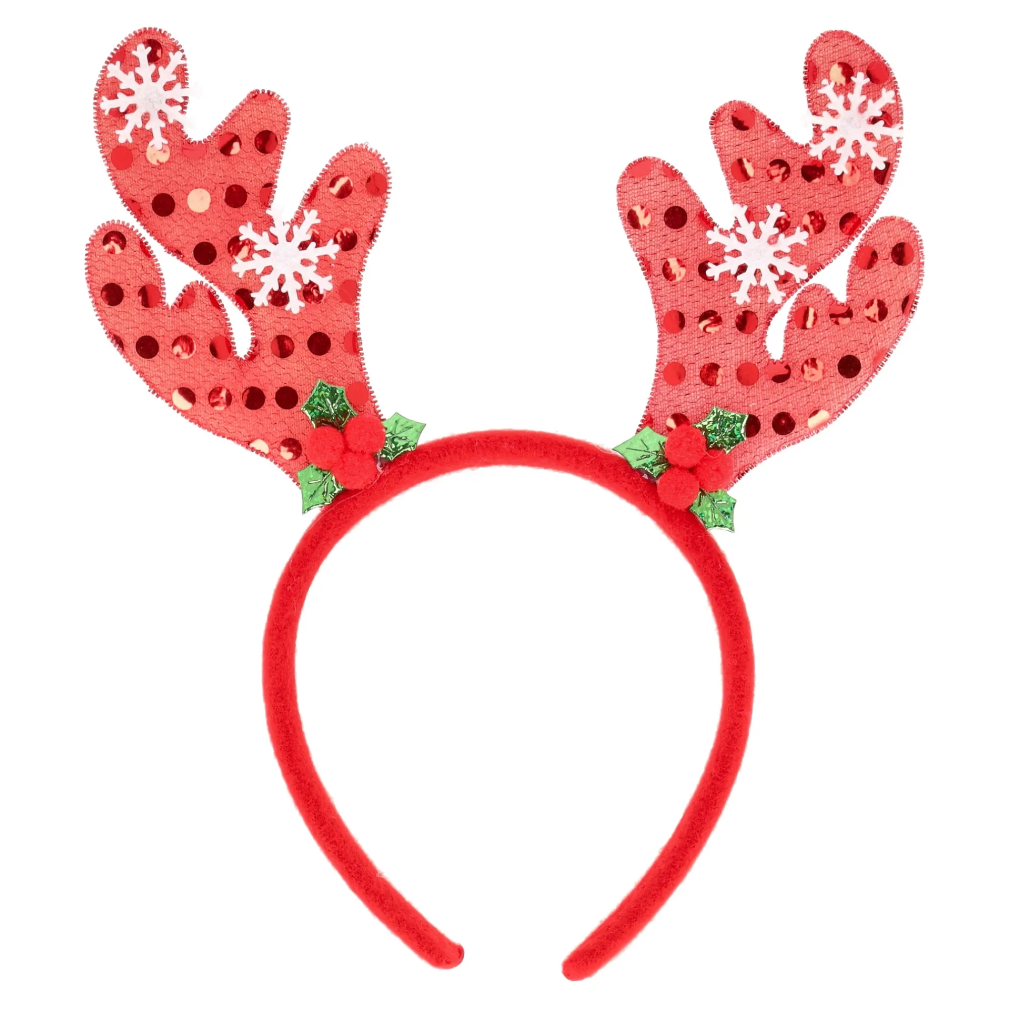 Kerstkleding<Haarband kerst rendieren rood