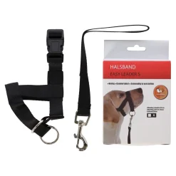 Friendly Pet Hondenriem<Halsband easy leader zwart S FP