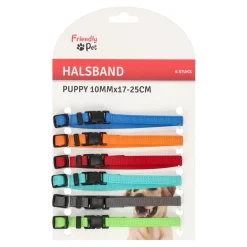 Friendly Pet Hondenriem<Halsband puppy 10mmx17-25cm 6st