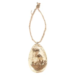 O'malley Pasen<Hanger ei hout 7cm goud