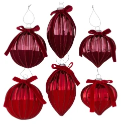 Boltze home Kerstballen|Kerstdecoratie<Hanger glas Roga