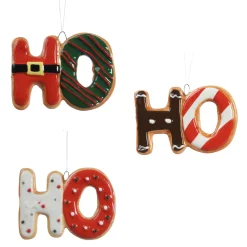 Decoris Kerstdecoratie|Kerstballen<Hanger hoho 9 cm