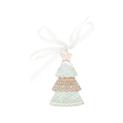 Kerstdecoratie|Kerstballen<Hanger kerstboom ster gingerbread 9 cm