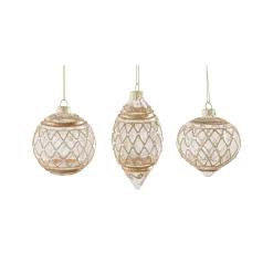 Mica Decorations Kerstdecoratie|Kerstballen<Hanger ornament goud 8 cm