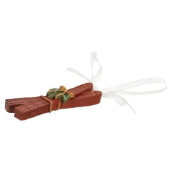 Kerstdecoratie|Kerstballen<Hanger ski's rood 11 cm