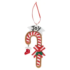 Kerstdecoratie|Kerstballen<Hanger snoepstok 6cm