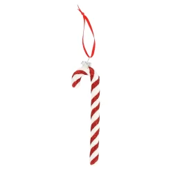Kerstdecoratie|Kerstballen<Hanger snoepstok rood wit 4 x 15 cm