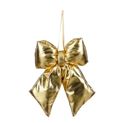 Mica Decorations Kerstdecoratie|Kerstballen<Hanger strik goud 19x16x3cm