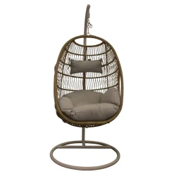 Bois le Duc Tuinstoelen<Hangstoel Jesolo crème met kussen