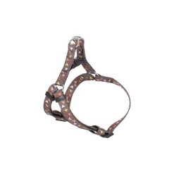 Flamingo Hondentuig<Harnas Step&Go Baka bruin 35-50cm