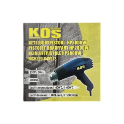 Kos Elektrisch Gereedschap<Heteluchtpistool HP2000W
