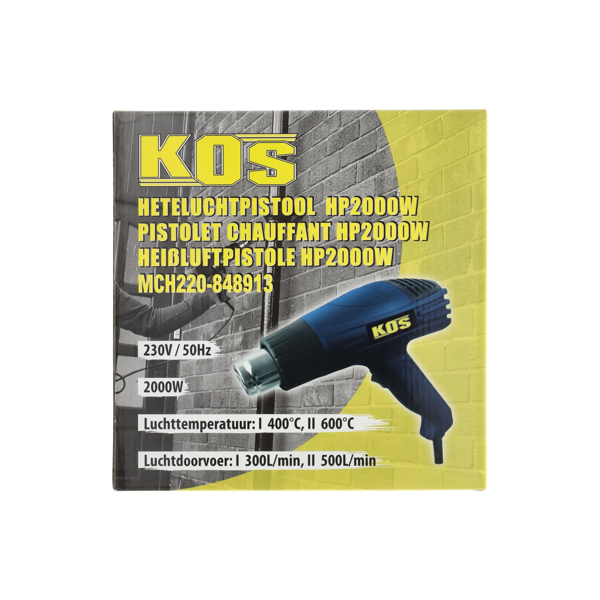 Kos Elektrisch Gereedschap<Heteluchtpistool HP2000W